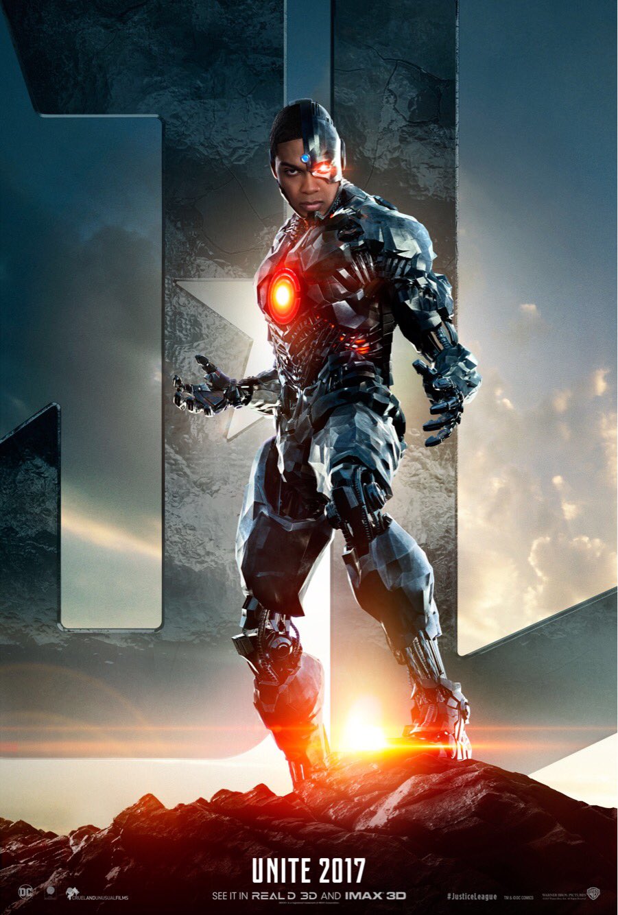 ray fisher cyborg poster