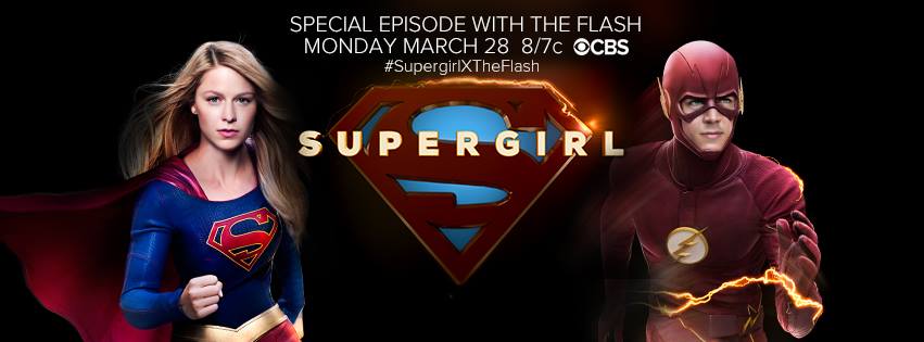 supergirl flash banner Watch: Supergirl & The Flash Crossover Featurette