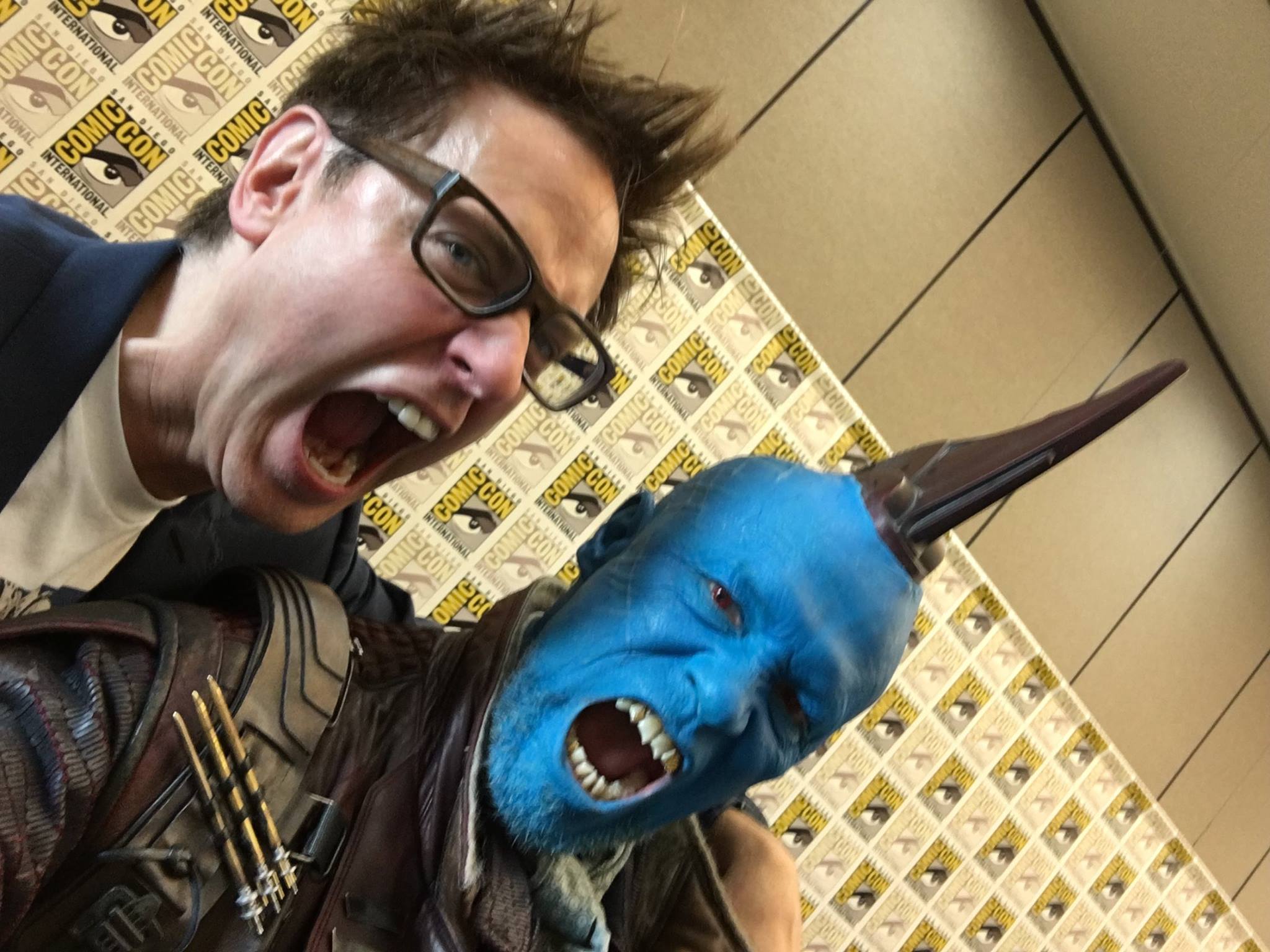 james gunn comic con michael rooker yondu James Gunn Offers Guardians of the Galaxy 2 Comic-Con Details; New Logo Revealed