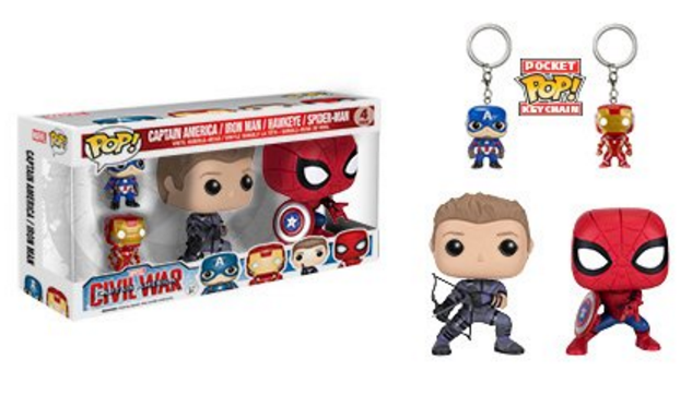 spider man captain america civil war pop Spider-Man Captain America: Civil War Funko Pop! Announced