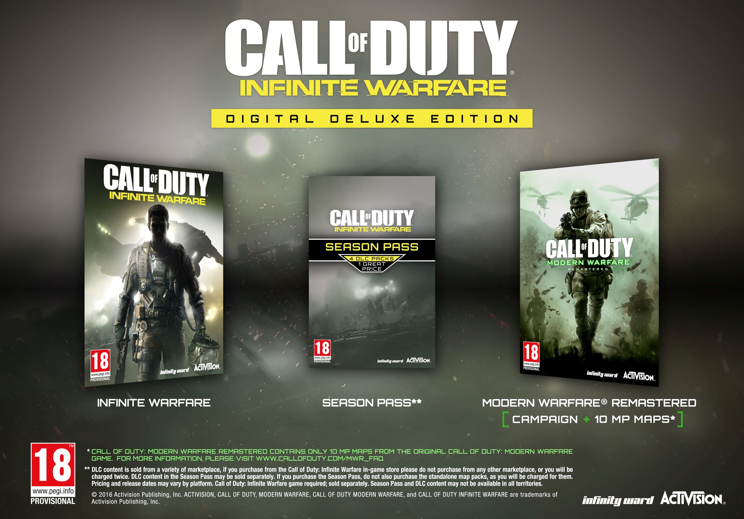 Call of Duty: Infinite Warfare & Modern Warfare Remastered Announced