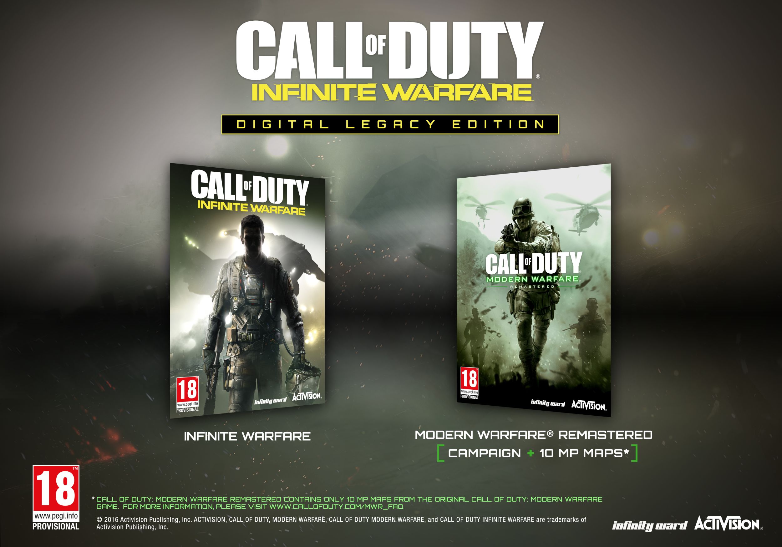 COD IW Digital Legacy Edition EN 1462200748 Call of Duty: Infinite Warfare & Modern Warfare Remastered Announced