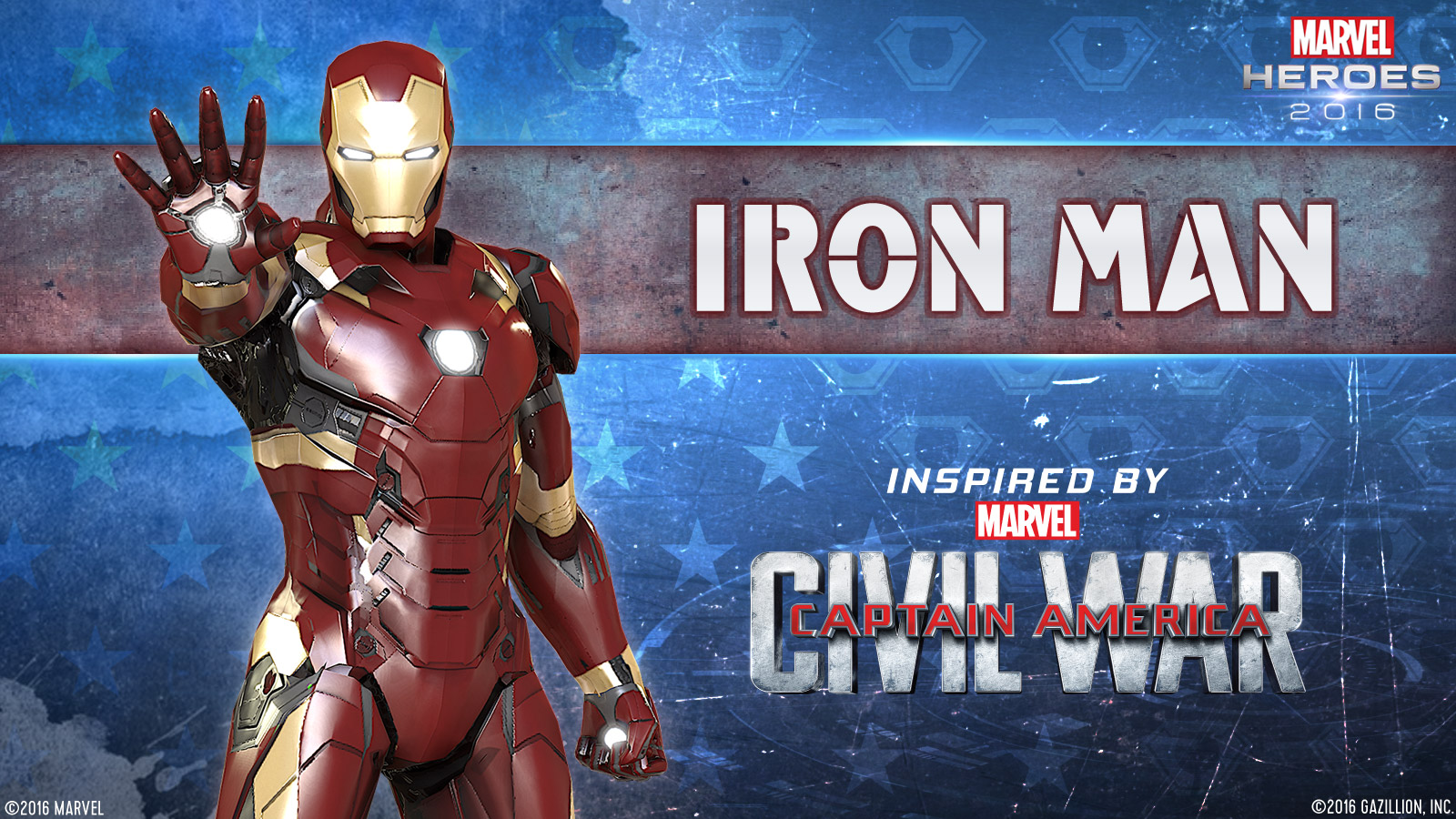 Closeup CivilWar IronMan Civil War Comes To Marvel Heroes 2016