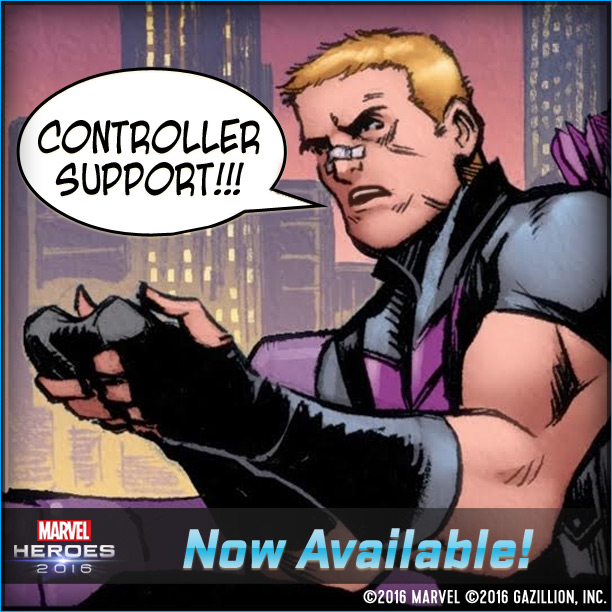 ControllerSupport Marvel Heroes 2016 Kicks Off Today