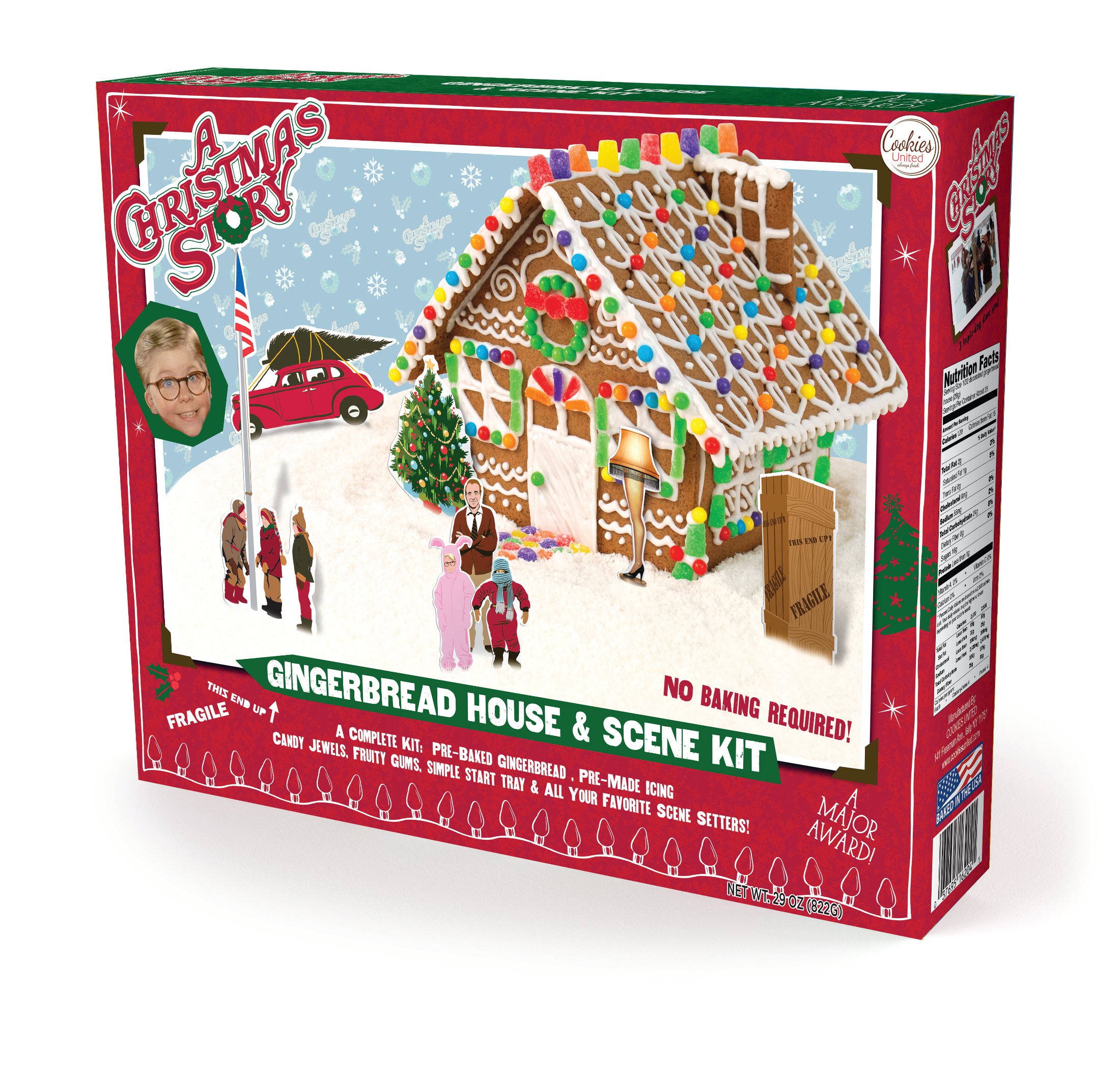 CookiesUnitedAChristmasStoryGingerbreadHouse Celebrate The Holiday Season With Gifts From WB