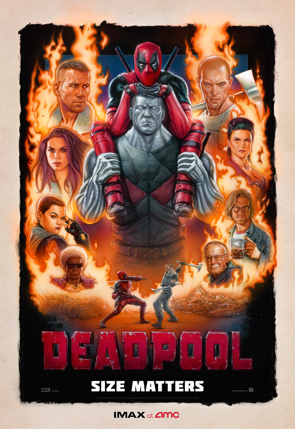 Deadpool IMAX Mini-Poster & Collector's Ticket Revealed