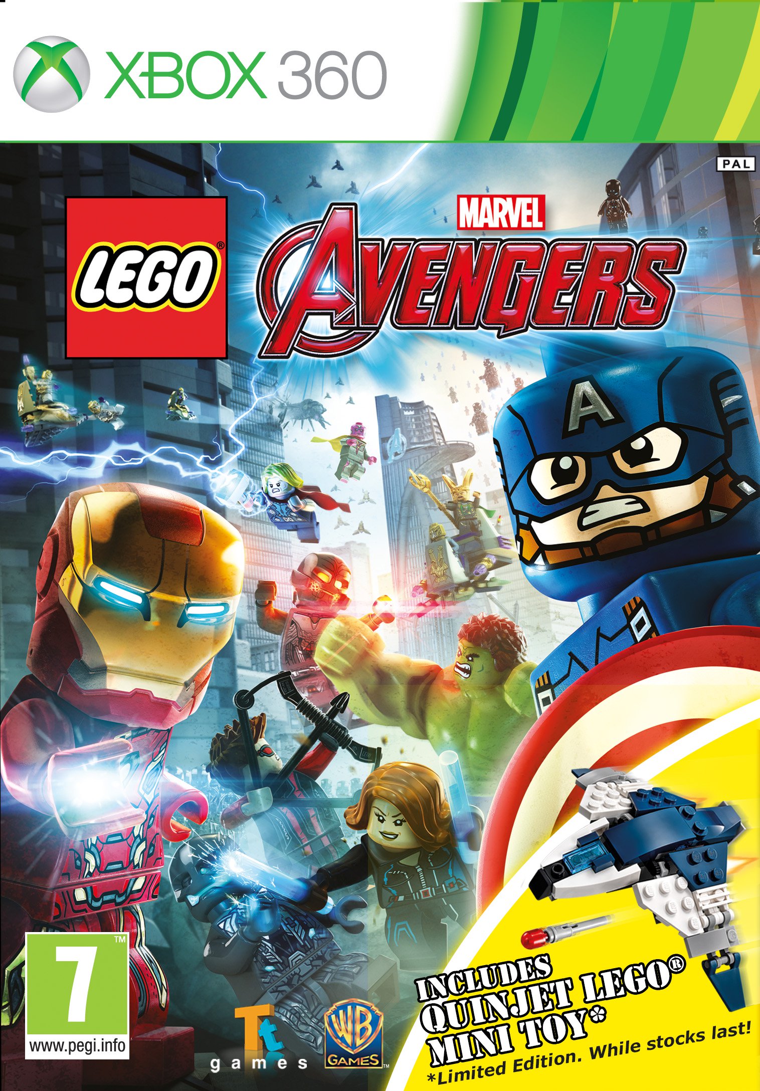 LEGOMarvelAvengers 2D Quinjet X360 PACKSHOT ENG LEGO Marvel Avengers Box Art & Screenshots