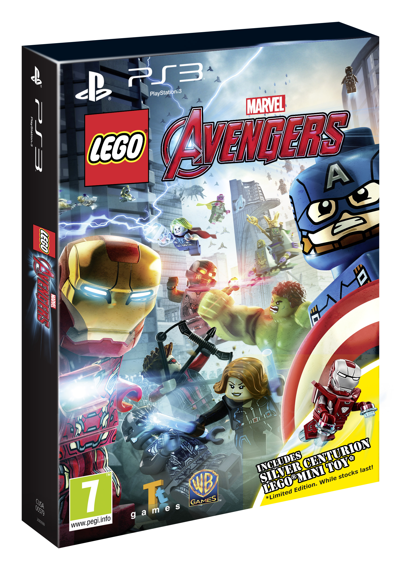 LEGOMarvelAvengers Packshot 3D PS3 ENG LEGO Marvel Avengers Box Art & Screenshots