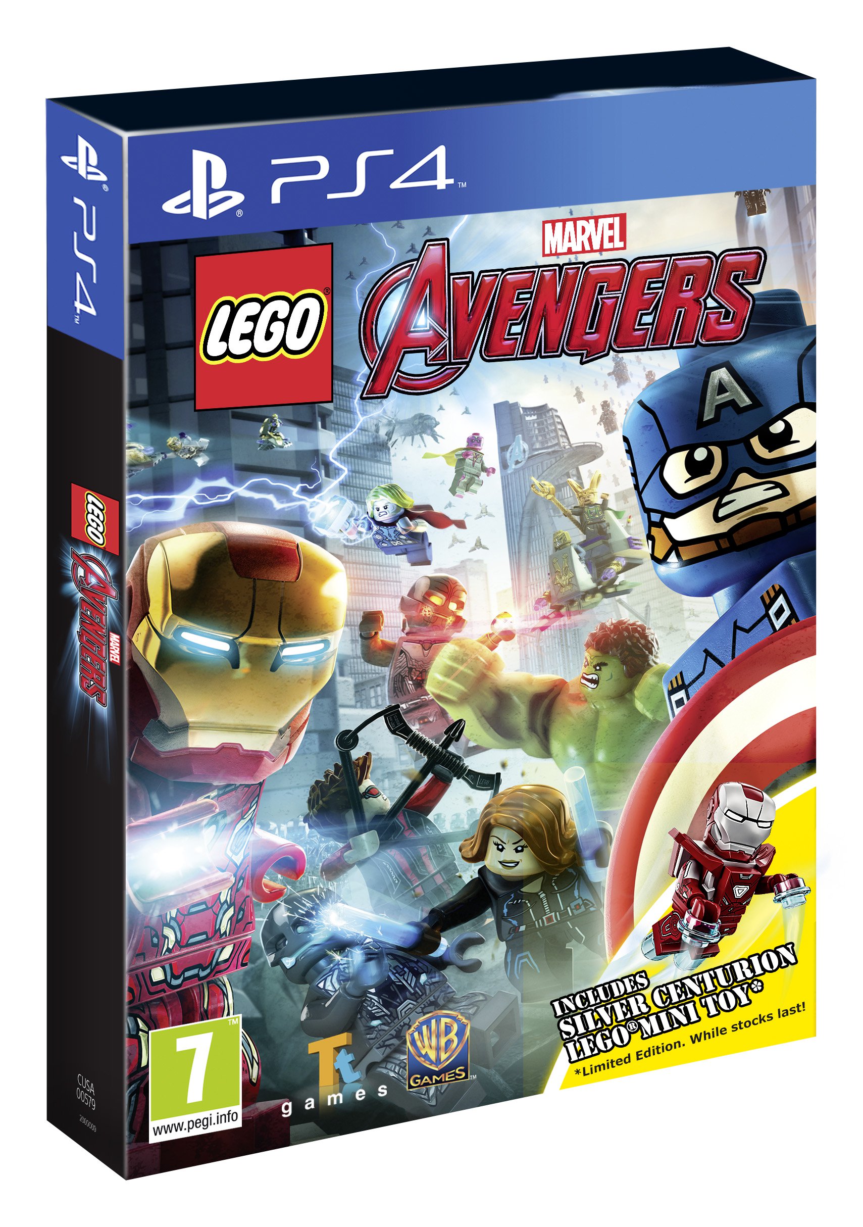LEGOMarvelAvengers Packshot 3D PS4 ENG LEGO Marvel Avengers Box Art & Screenshots