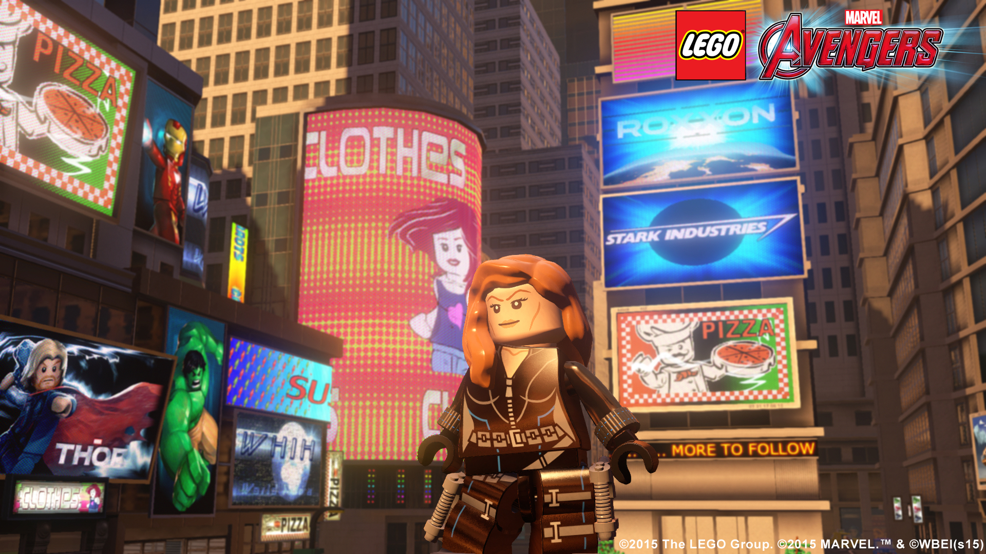 LMA BlackWidow NYC 1 LEGO Marvel Avengers Box Art & Screenshots
