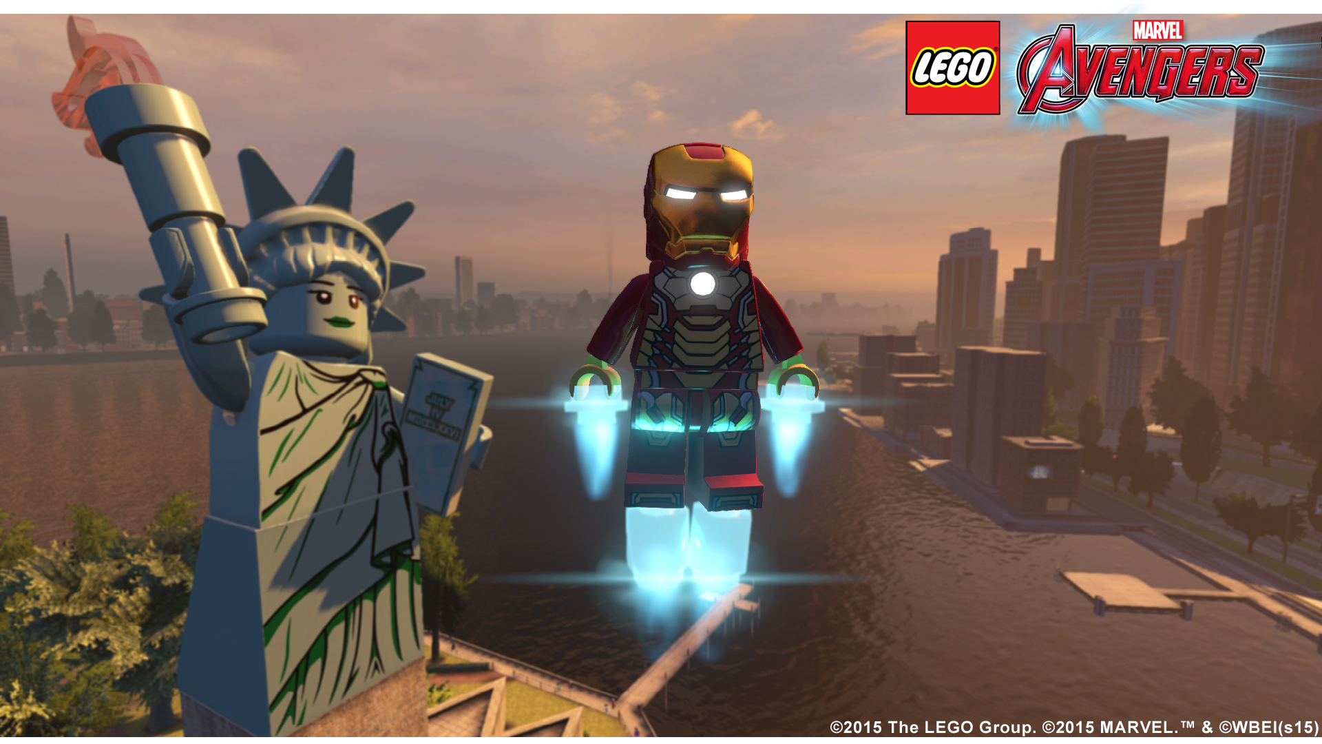 LMA IronMan NYC 1 LEGO Marvel Avengers Box Art & Screenshots