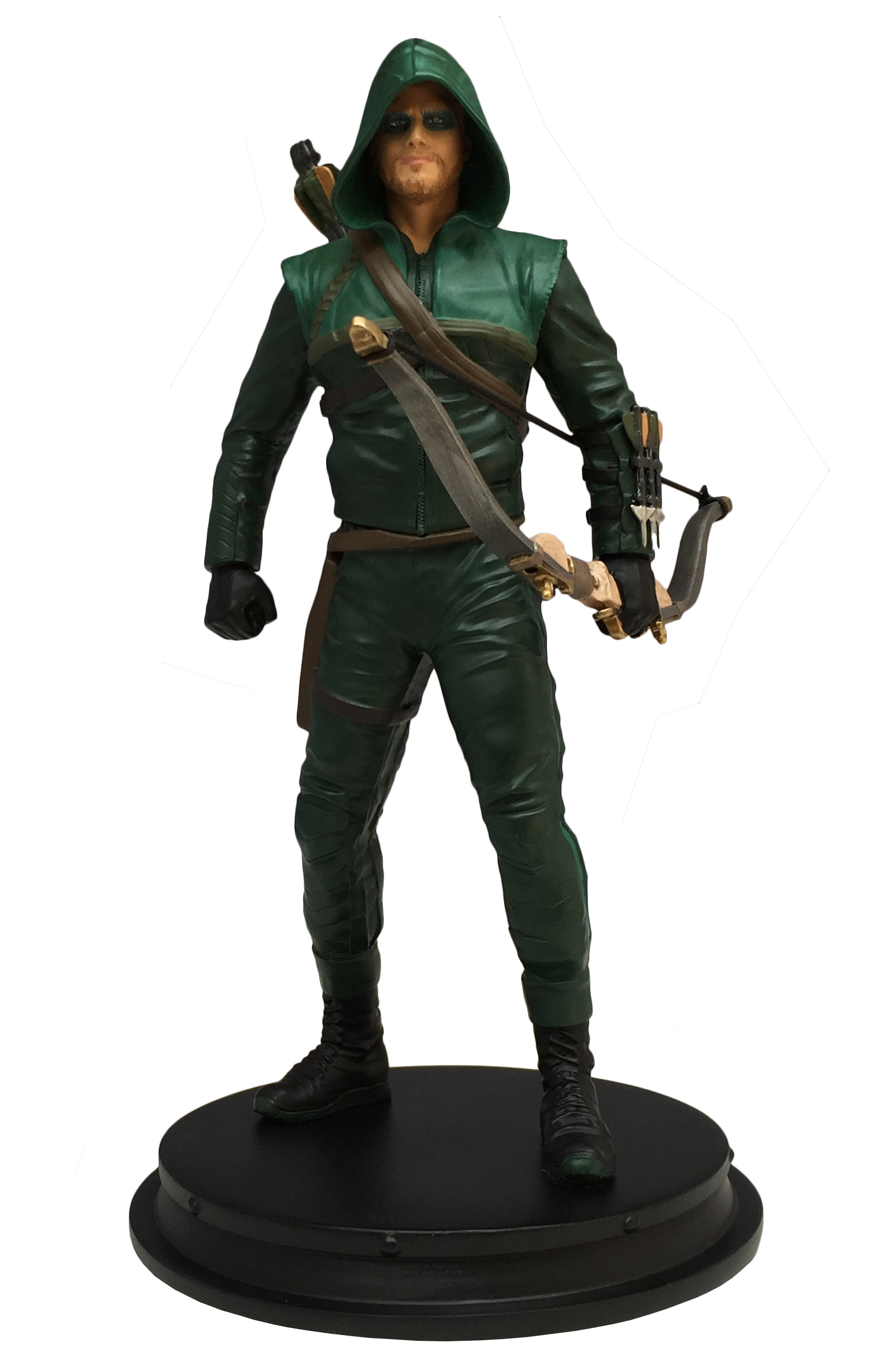 STK683412 Exclusive Stephen Amell Arrow and Grant Gustin Flash Statues Revealed