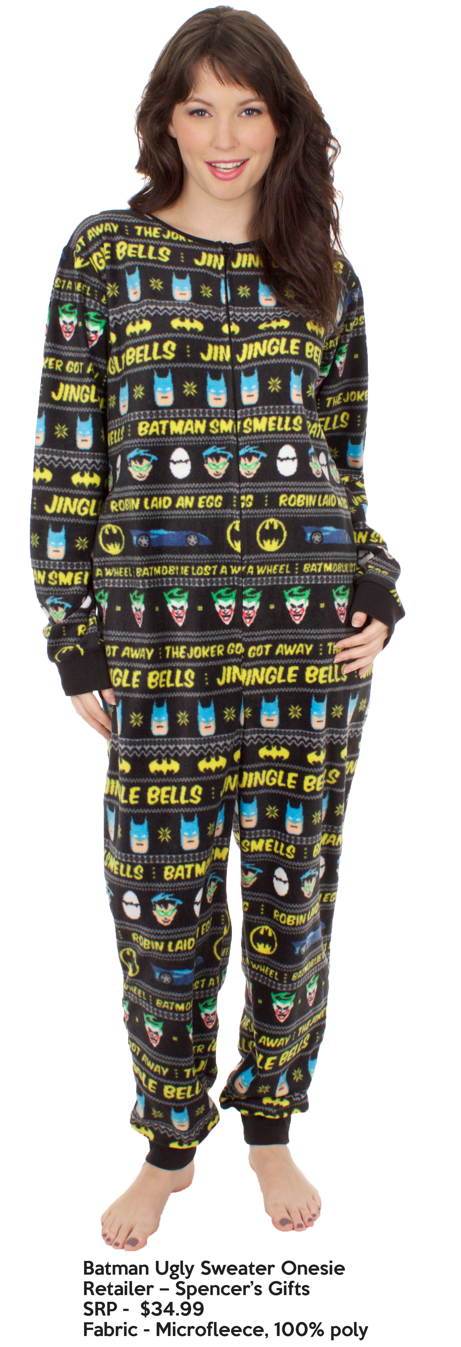 UnderGirlBatmanuglysweateronesie Celebrate The Holiday Season With Gifts From WB