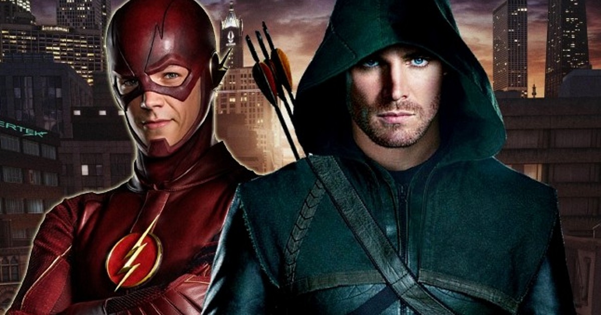 arrow flash statues Exclusive Stephen Amell Arrow and Grant Gustin Flash Statues Revealed