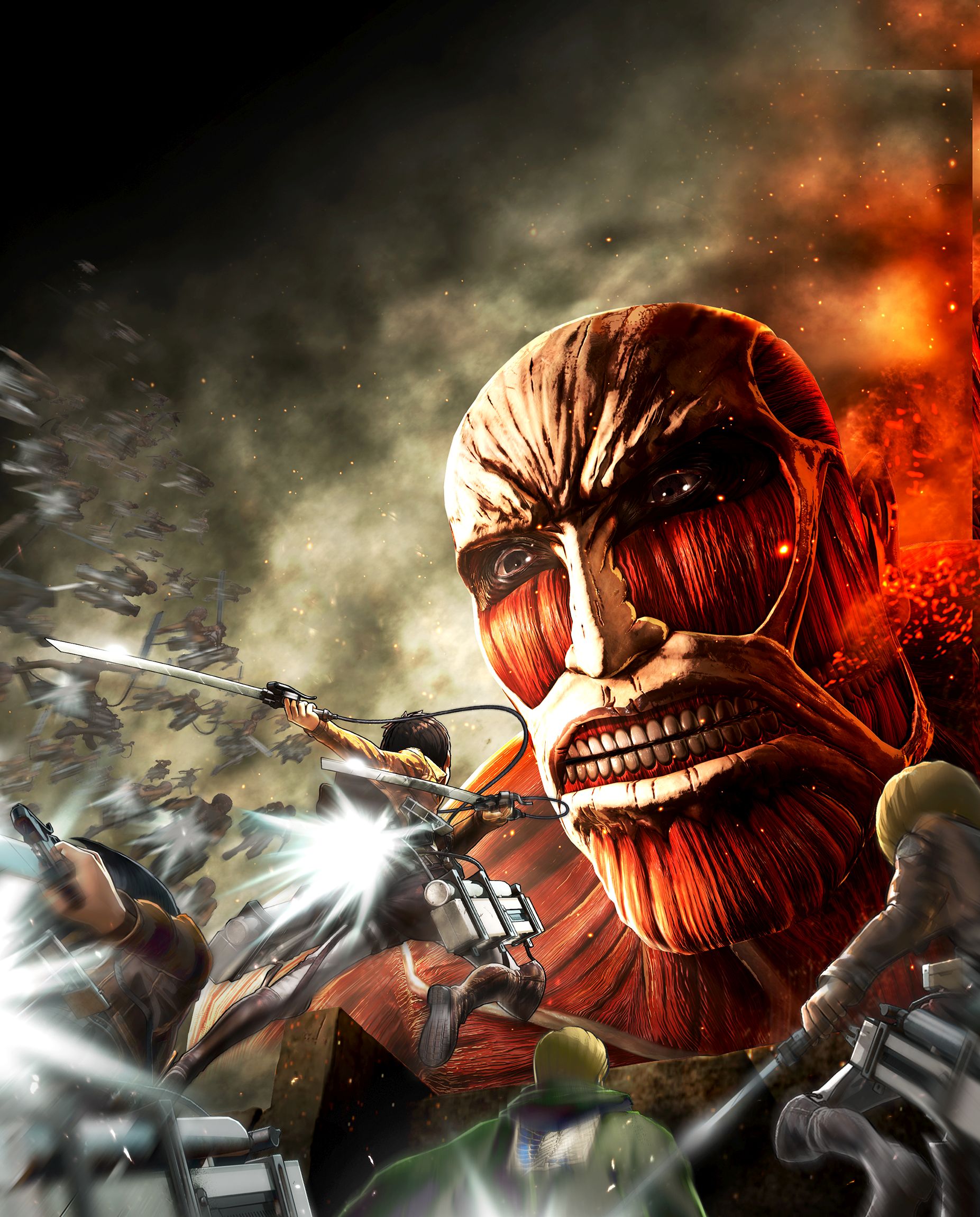 attackontitan keyart New Attack On Titan Video Game Trailers, Screenshots, Pre-Order Bonuses