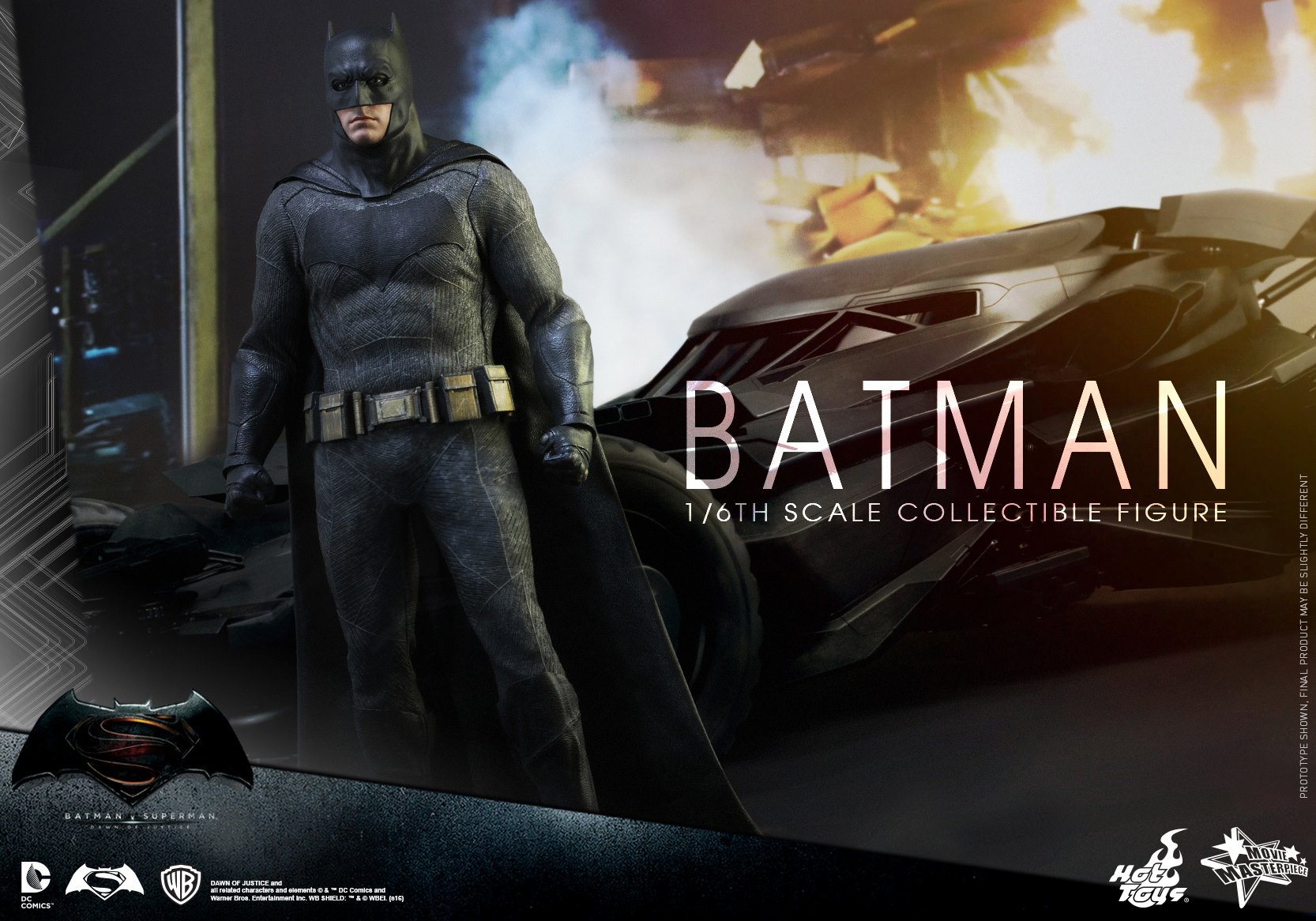 batmanhtbvs1 Batman Vs. Superman Hot Toys Figures Revealed