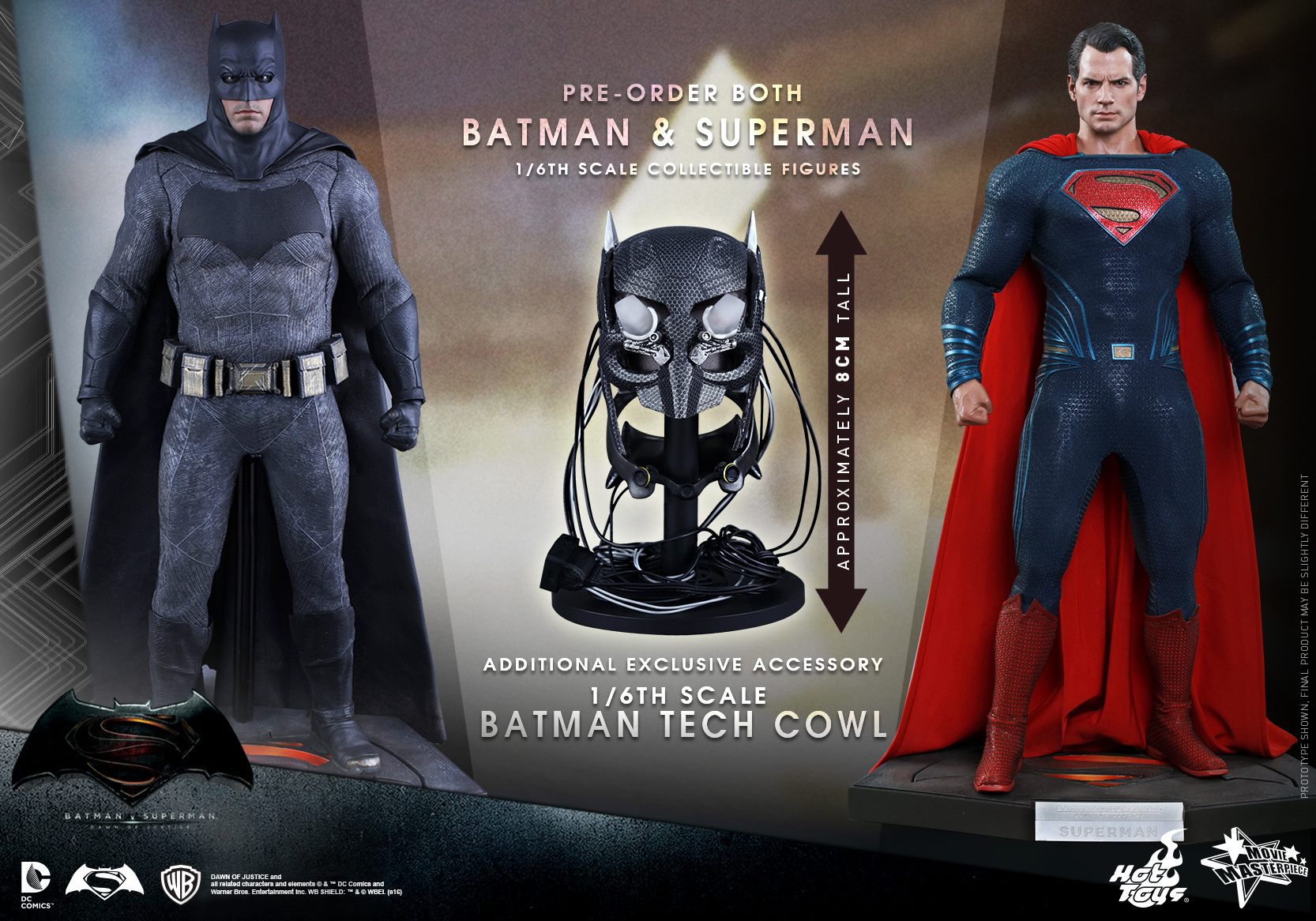 batmanhtbvs21 Batman Vs. Superman Hot Toys Figures Revealed