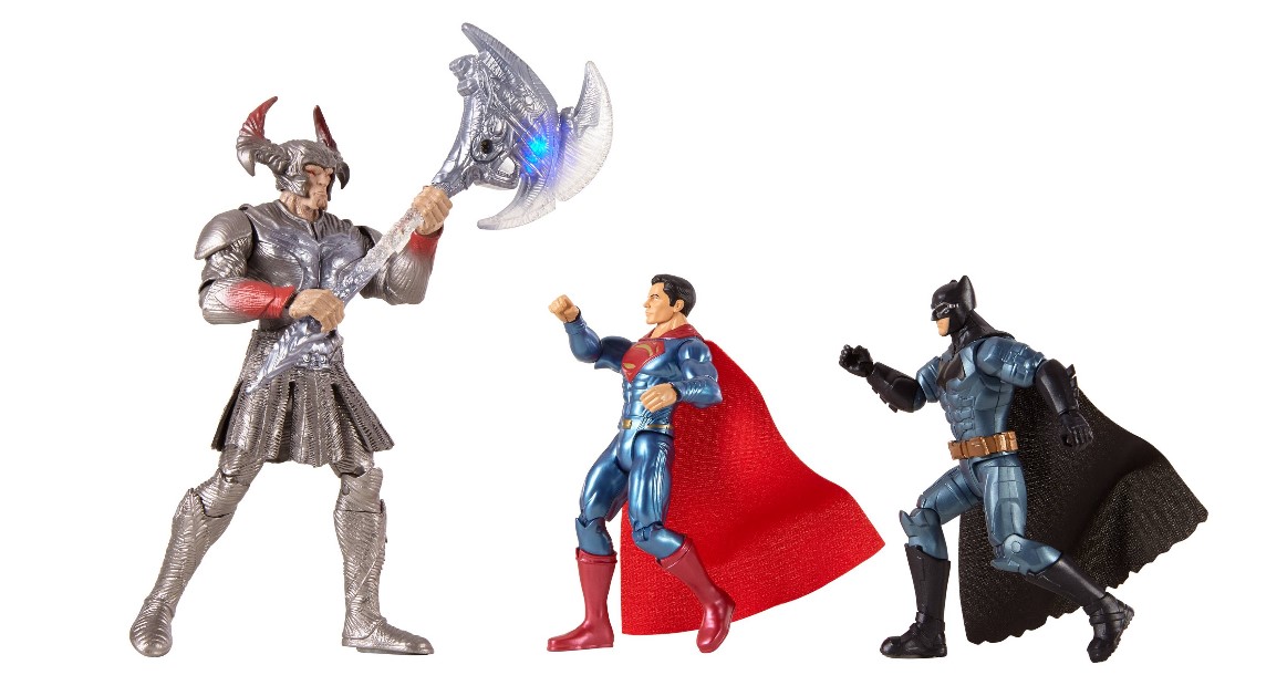 Justice League Batman & Superman vs Steppenwolf Figures ...