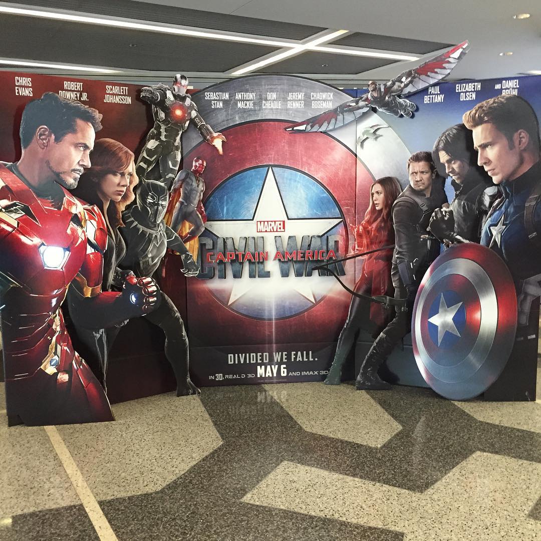 captainamericacivilwarstandee Awesome Captain America: Civil War Movie Theater Standee Revealed