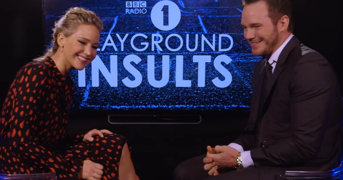chris pratt jennifer lawrence passengers insults Watch: Chris Pratt & Jennifer Lawrence Insult Each Other