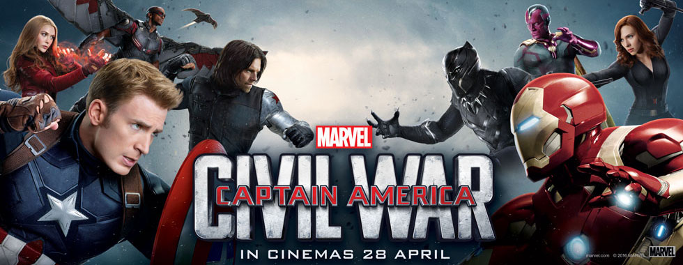 civilwarteamcapvsteamironmanbanner Watch: Chris Evans' Captain America: Civil War Singapore Promo & Teams Descriptions