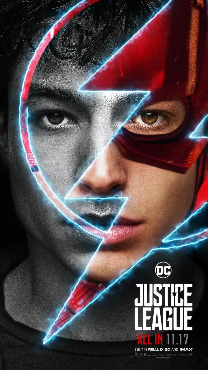 Ezra Miller The Flash Poster Justice League