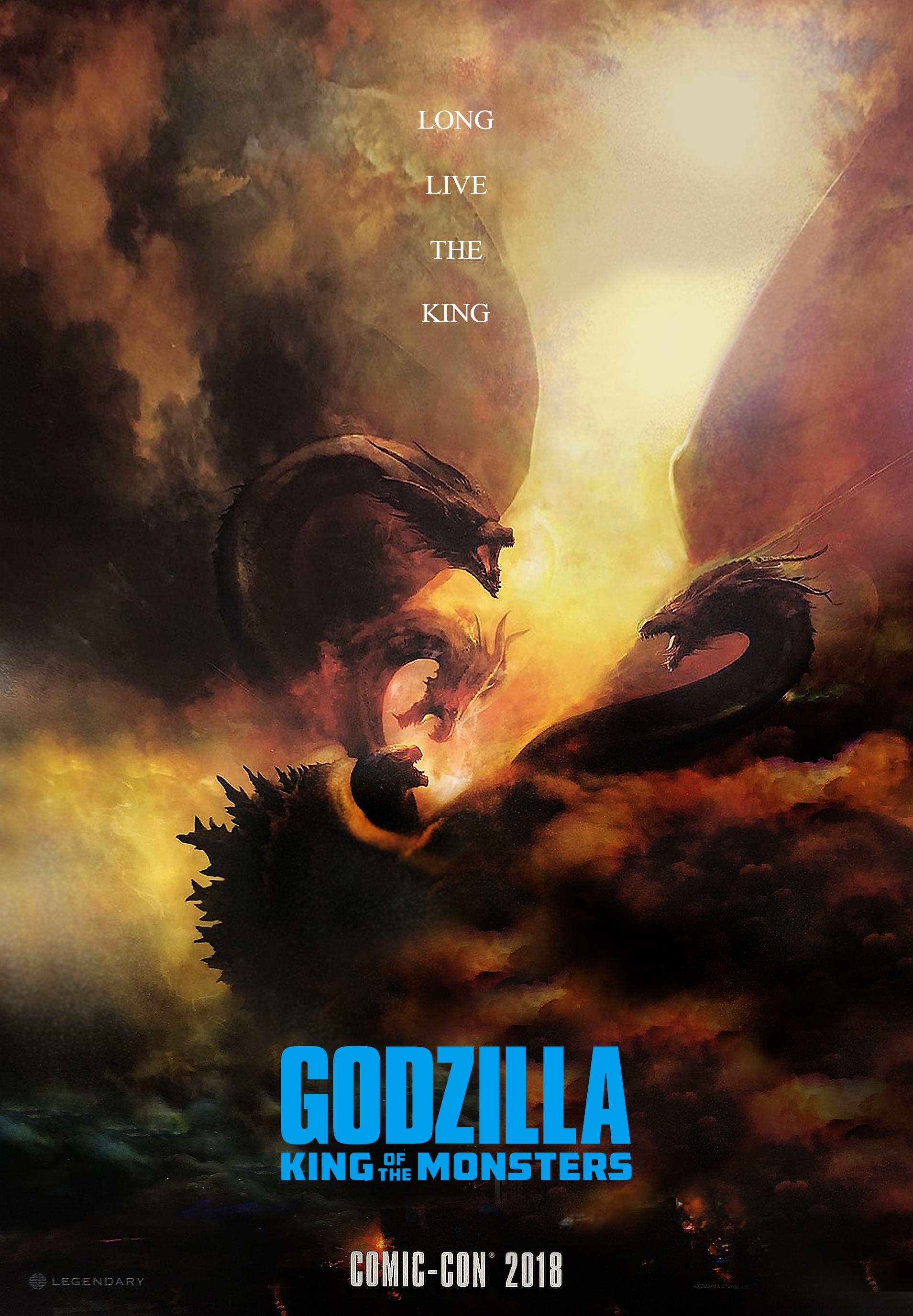godzilla king monsters sdccposter Godzilla: King of the Monsters Teaser and Concept Art Reveals Kaiju
