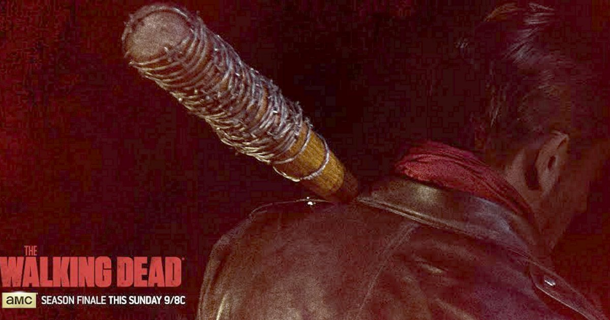 jeffery dean morgan negan Watch: The Walking Dead Season 6 Finale End Scene