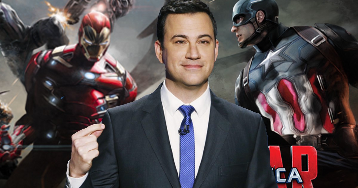 jimmy kimmel civil war Jimmy Kimmel Looking For Biggest Captain America: Civil War Fans