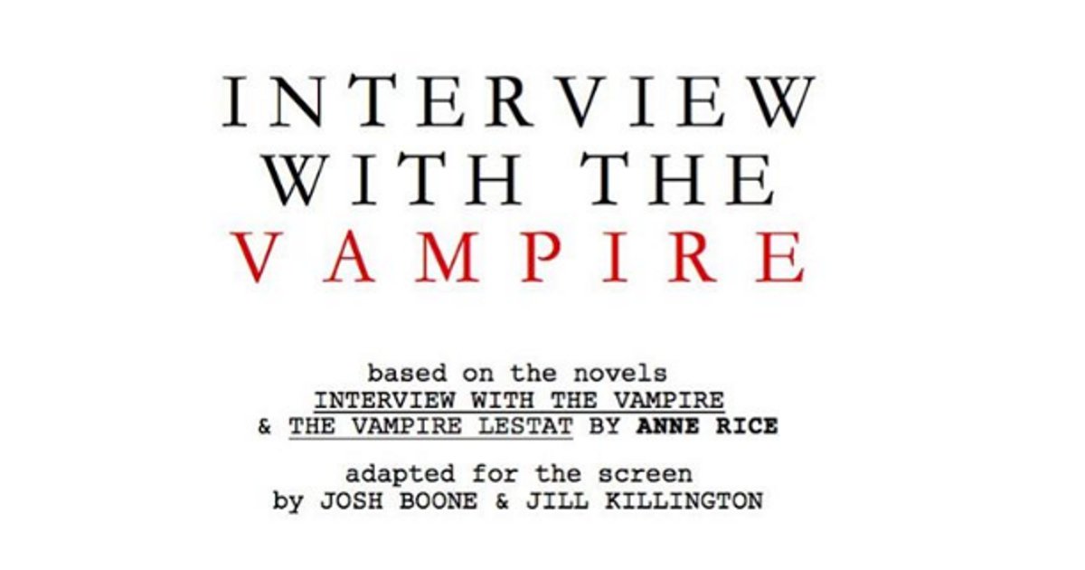 josh boone interview vampire Josh Boone Developing New Interview With The Vampire Movie