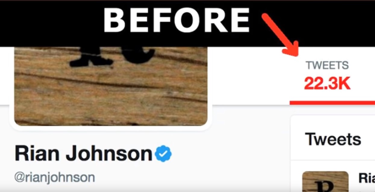 Rian Johnson Deletes Tweets
