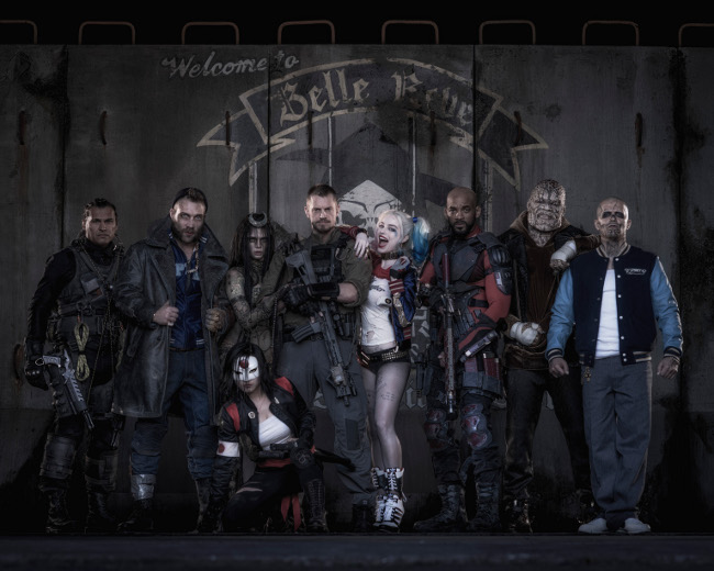 suicide squad cast Behind-The-Scenes Suicide Squad Image From First Promo